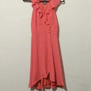 BHLDN Anthropologie Quillaree Coral Dress